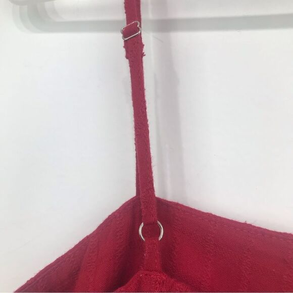 Sugar + Lips Red Tiered Sundress - Picture 15 of 16